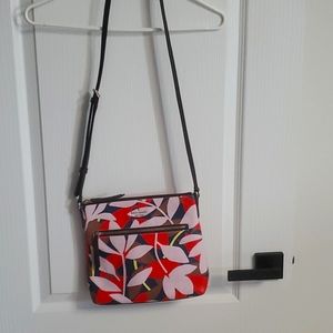 Kate Spade Jackson Street Tropical Toss Top-Zip Crossbody Purse